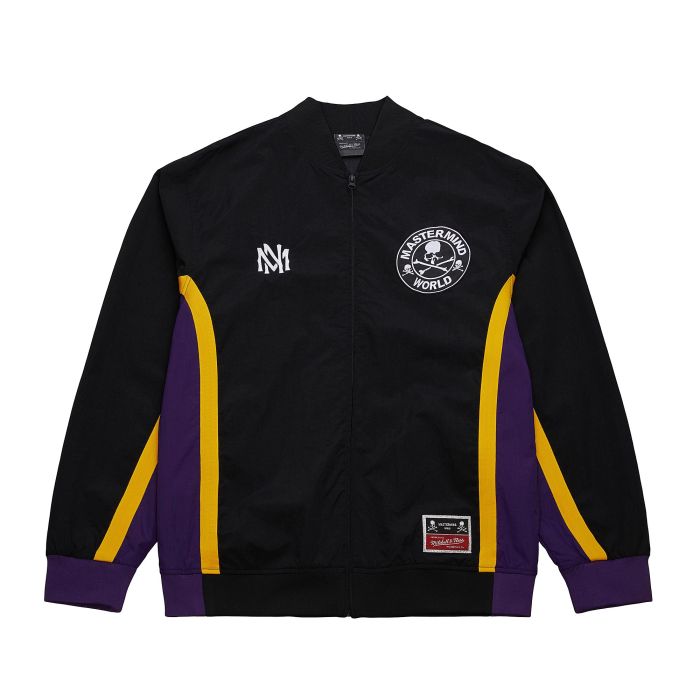 Mitchell & Ness X Mastermind Warm Up Jacket Purple