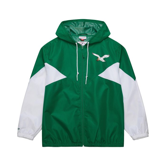 NFL Ultimate Lightweight Windbreaker Jacket Vintage Logo Philadelphia Eagles Shop Mitchell Ness Outerwear and Jackets