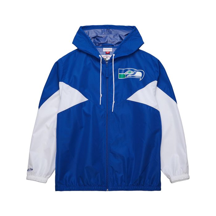 NFL Ultimate Lightweight Windbreaker Jacket Vintage Logo Seattle Seahawks