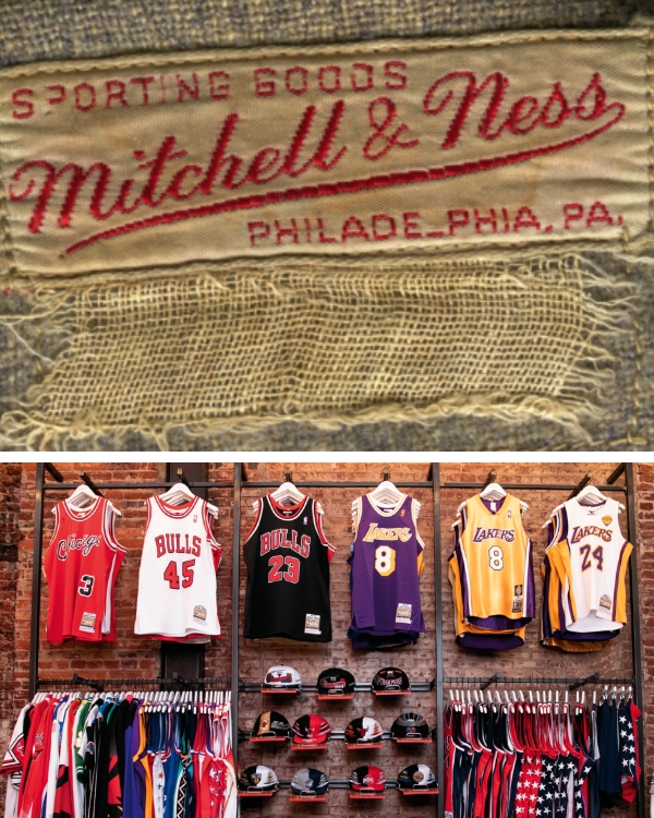 jerseys hanging in store